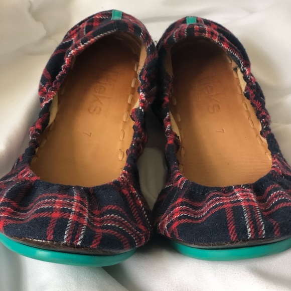 Heritage Plaid Tieks, size 7 EUC - Picture 3 of 3